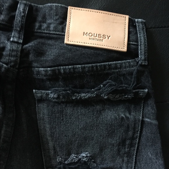 Moussy Vintage distressed skinny Black jeans - Picture 2 of 6